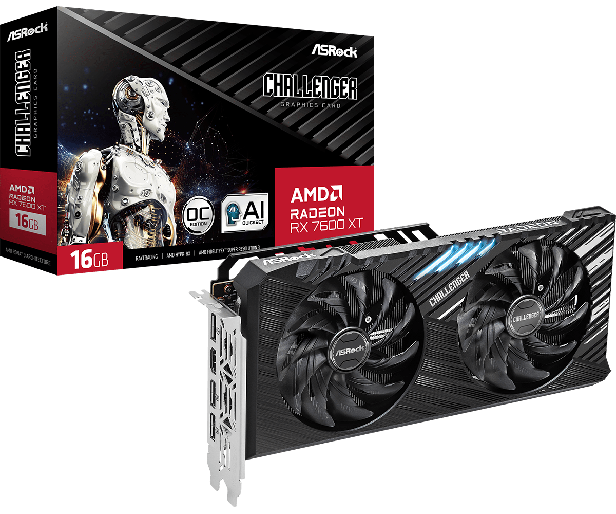 Radeon RX 7600 XT Challenger 16GB OC